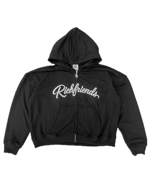 The “Everyday” Black Zip-Up