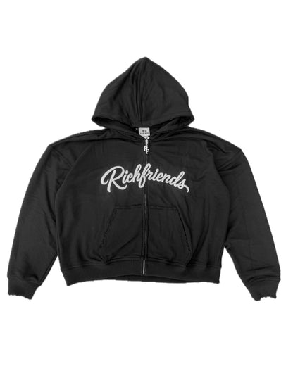 The “Everyday” Black Zip-Up